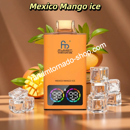 Mexico Mango Ice Randm Tornado 35000 Vape 