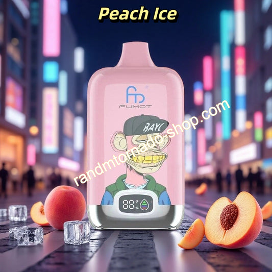 Peach lce Randm Digital Box 12000 Puffs