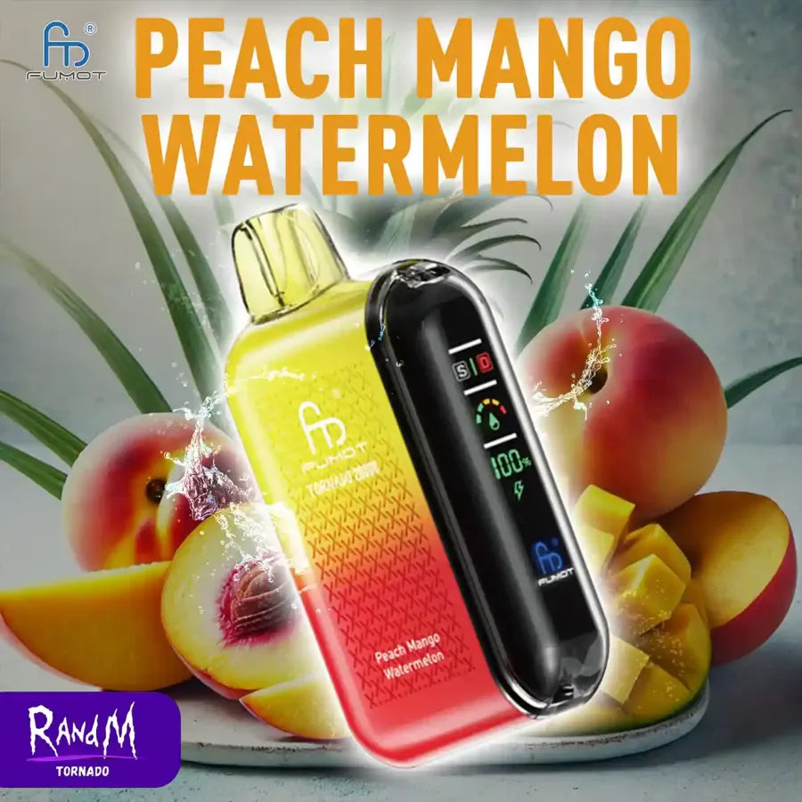 Tornado 20000 Peach Mango Watermelon RandM Vape