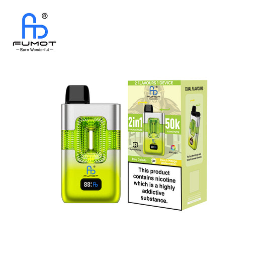 RandM FUMOT ECO 2IN1 50K Peach Mango Watermelon & Pina Colada
