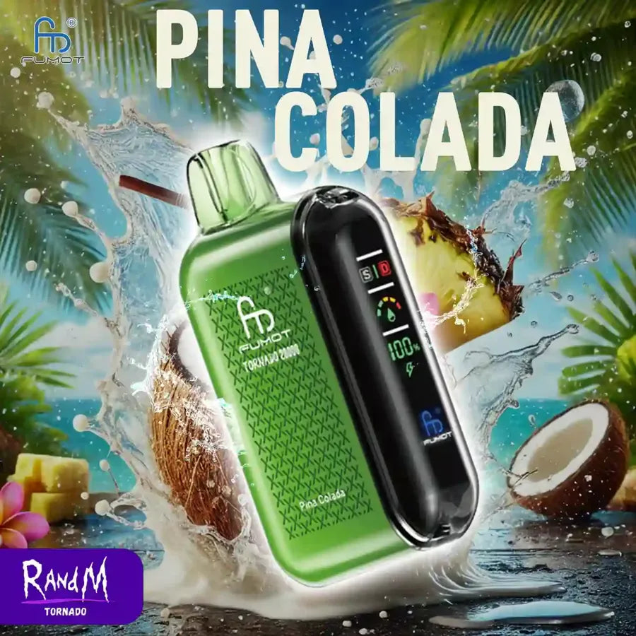 Pina Colada RandM Vape Tornado 20000 Puffs