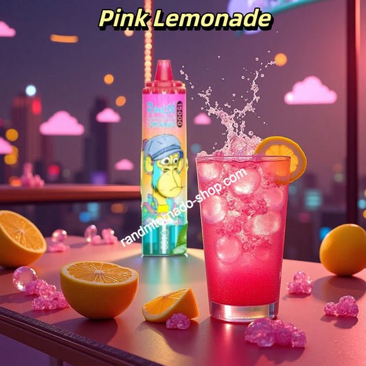 Pink Lemonade RandM Tornado 15000 Puffs