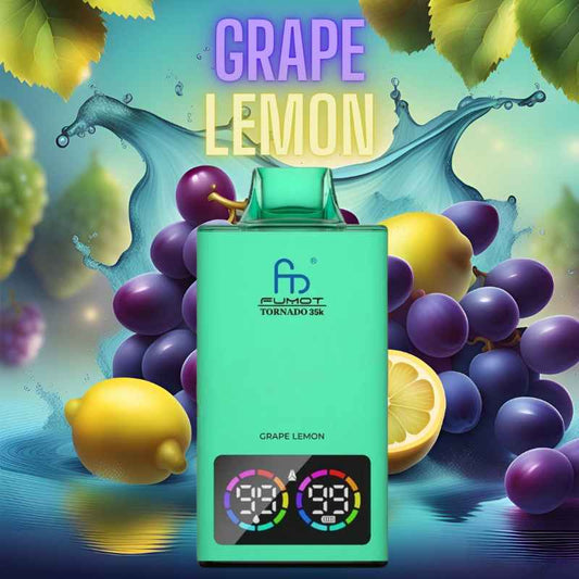 Randm Tornado 35000  Puffs - Grape Lemon