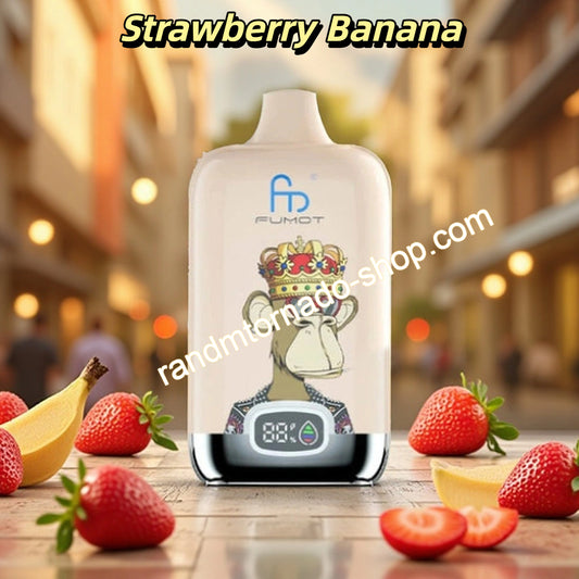 Strawberry Banana Randm Digital Box 12000 Puffs 
