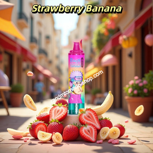 Strawberry Banana RandM Tornado 15000 Puffs