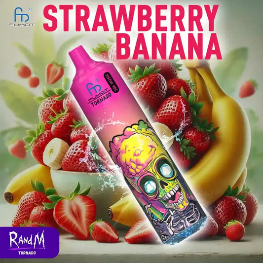 RandM Tornado 30K Vape Strawberry Banana