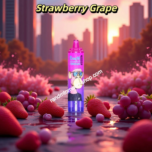 Strawberry Grape RandM Tornado Vape 15000