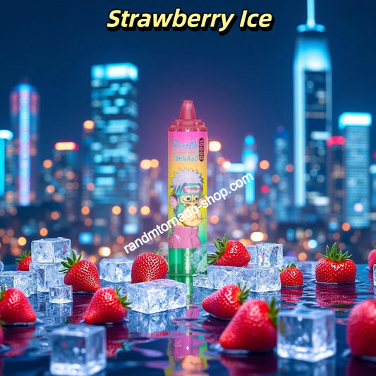 Strawberry Ice RandM Tornado 15000 Puffs