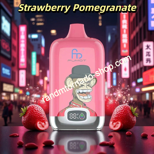 Strawberry Pomegranate Randm Digital Box 12000 Puffs 