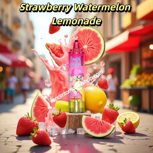 Strawberry Watermelon Lemonade RandM Tornado 15000 