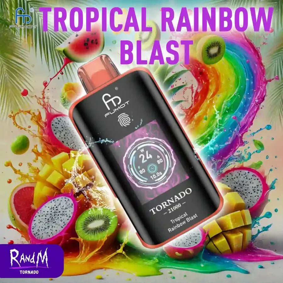 25000 Puffs Tropical Rainbow Blast Geschmack