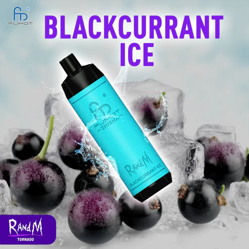 Blackcurrant Ice RandM Shisha 10000 Züge