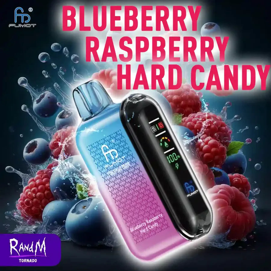 Tornado 20000 Vape – Blueberry Raspberry Hard Candy – RandmTornado-Shop