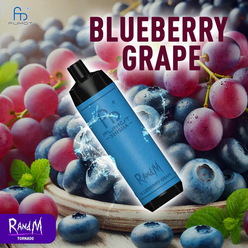 Blueberry Grape RandM Shisha 10000 Puffs
