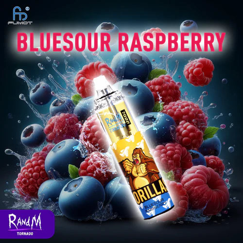 RandM Tornado 7000 Puffs - Bluesour Raspberry
