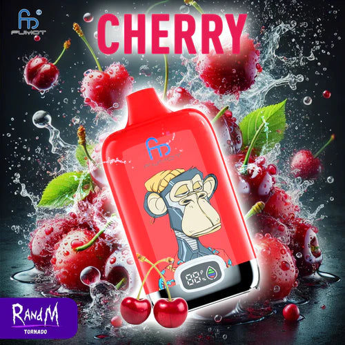 Randm Tornado Vape Digital Box 12000 - Cherry