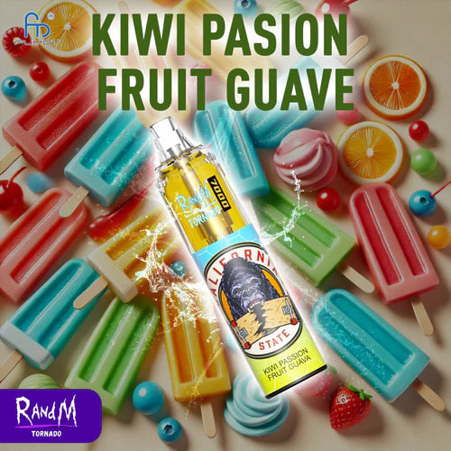 RandM Tornado 7000 Puffs Puffs Kiwi Passion Frui Guava