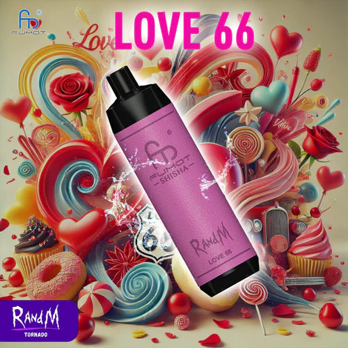 RandM Shisha 10000 Puffs - Love 66