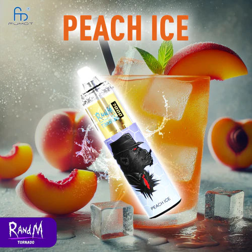 RandM Tornado 7000 Puffs - Peach Ice