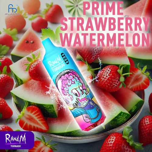 RandM Tornado Vape 9000 Prime Strawberry Watermelon