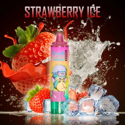 RandM Tornado 15000 Puffs - Strawberry Ice