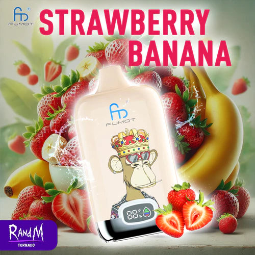 Randm Digital Box 12000 Puffs Strawberry Banana