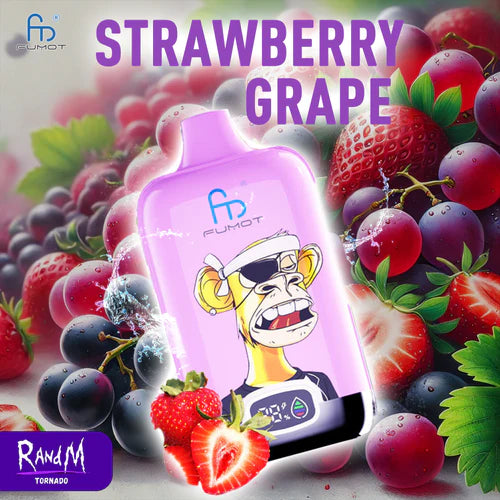 Randm Digital Box 12000 Puffs Strawberry Grape