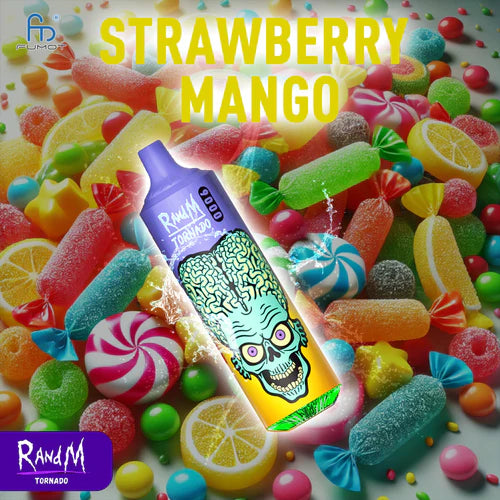 RandM Tornado Vape 9000 Strawberry Mango