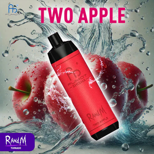 RandM Shisha 10000 Puffs - Two Apple